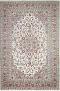 Kashan Tappeto persiano 200x290 Beige (Iran) Annodato A Mano