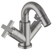 Rubinetto per bidet getto aerato Los Angeles HUBER nichel spazzolato satinato