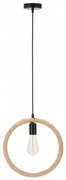 Lampadario a cavo KOLO 1xE27/40W/230V beige/nero