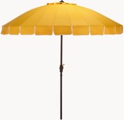 Ombrellone rotondo con manovella Panza, Ø 252 cm