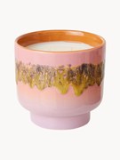 Candela profumata fatta a mano a due stoppini 70's (rose e vaniglia)