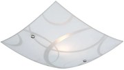 Luxera 45123 - Plafoniera ROMERO 1xE27/60W/230V
