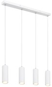 Globo 57911-4HW - Lampadario a sospensione con filo ROBBY 4xGU10/35W/230V bianco