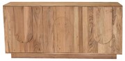 Credenza in legno massello con incisioni 3 ante L160 cm ARK