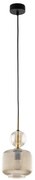 Lampada a sospensione con cavo SOPHIA 1xE14/10W/230V nero/beige fumé