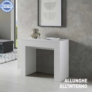 Consolle allungabile New Extra Bianco Frassino fino a 307 cm