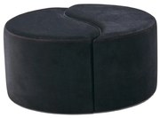 Pouf JING Ø 80 cm antracite