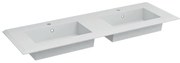 Lavabo a incasso rettangolare Bellagio L 141 x H 2 x P 46 cm in ceramica bianco