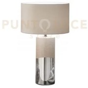 Lume tataka rosa cipria con paralume in velluto 1 luce attacco e27 ...