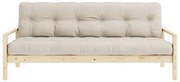 Divano letto beige 205 cm Knob - Karup Design