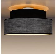 Plafoniera GRACE 1xE27/60W/230V diametro 40 cm nero/grigio