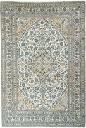 Kashan Tappeto 250x360 Beige (Iran) Annodato A Mano