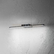 Gap491c- applique led in alluminio 3000k 870lm 12w ip44 51,5cm nero...
