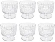 Set 6 coppette gelato vetro 280 ml Nevis