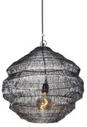 Lampada a sospensione orientale nera 45 cm x 40 cm - Vadi