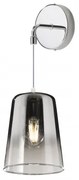 Applique bianco regolabile 1 luce cromo 1164bi-a-cr