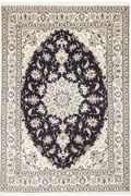 Nain Tappeto persiano 170 x 240 Blu (Iran) Annodato A Mano