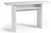 Tavolo consolle estraibile Oplà  L 120 x H 76 x P 35 cm bianco