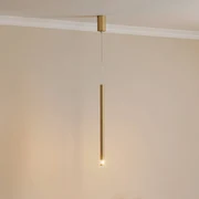 SIGMA Lampada a sospensione Sopel Laser, a 1 luce, oro