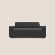 Duna Divano letto matrimoniale con materasso 20 cm in tessuto impermeabile T03 antracite