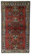 Shiraz Tappeto 110x190 Rosso (Iran) Annodato A Mano