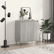 Credenza grigio sonoma 60x35x70 cm in legno multistrato