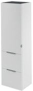 Colonna per mobile bagno Neo SENSEA 2 cassetti 1 anta P 35 x L 45 x H 154 cm bianco laccato mdf