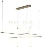 Elia/s5d o sospensione a led 64w sdd 2800 - 5000k 4280lm in metall...