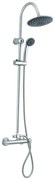 Colonna doccia con miscelatore Nerea termostatica cromo