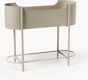 Fioriera in metallo Taru, alt. 65 cm