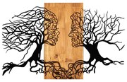 Decorazione murale in legno e metallo 92x58 cm Tutku - Wallity