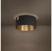 Eglo 39963 - Plafoniera TORTOLA 1xE27/40W/230V nero/oro
