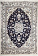 Nain Tappeto persiano 170x240 Blu (Iran) Annodato A Mano