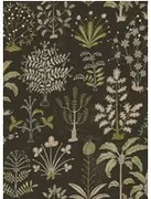 Josephine Munsey Carta da parati Cynthia - Black and Olive