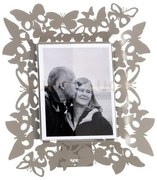 Portafoto di design farfalloso verticale sabbia in ferro e polimeti...