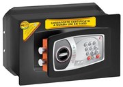 Cassaforte con codice elettronico TECHNOMAX NT/3 a incasso L 34 x H 21 x P 20 cm