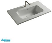 Ceramica Tecla "Thesan" Lavabo In Ceramica 45x81 cm Bianco Lucido