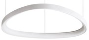 Lampadario A Sospensione Contemporaneo Gemini Metallo Bianco Led 48W 3000K Ip20