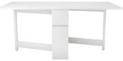 Tavolo multifunzionale pieghevole bianco Kungla - Woodman