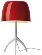 Foscarini - Lumiere Grande Lampada da Tavolo G9 Alu/Ciliegio Foscarini