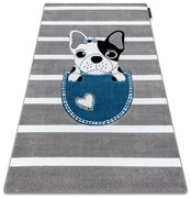 Tappeto PETIT BULLDOG CANE grigio