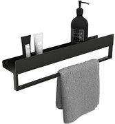 Mensola da bagno SF01 60cm black matt