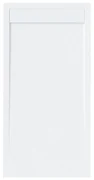 Piatto doccia SANYCCES in resina New York bianco L 70 x L 120 x H 4 cm opaco effetto ardesia