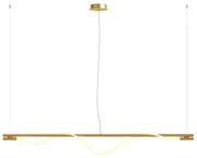 Lampadario A Sospensione Moderno Tau Alluminio Oro Luce Led 21W