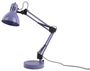 Lampada da tavolo viola con paralume in metallo (altezza 52 cm) Funky Hobby - Leitmotiv