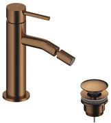 Rubinetto per bidet Loop SANYCCES oro rosa spazzolato lucido