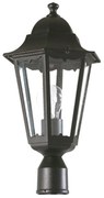 Testa Palo Esterno Sawyer Alluminio Nero 1 Luce E27 Ip44