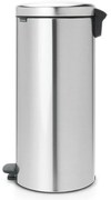 Pattumiera New Icon BRABANTIA a pedale grigio inox 30 L