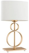 Argon 8310 - Lampada da tavolo PERSEO 1xE27/15W/230V 42 cm crema/oro