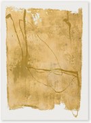 Dipinto su tela dipinto a mano Yellow Layer